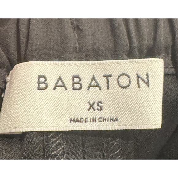 Aritzia Babaton High Rise Black Shorts Women’s Size XS Elastic Waist Drawstring - Picture 4 of 6